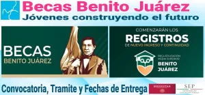 Becas Benito Juárez “Convocatoria, tramite y fechas de entrega” (Jovenes construyendo el futuro) | Sitio web oficial: ApoyoMadreSolteras.icu